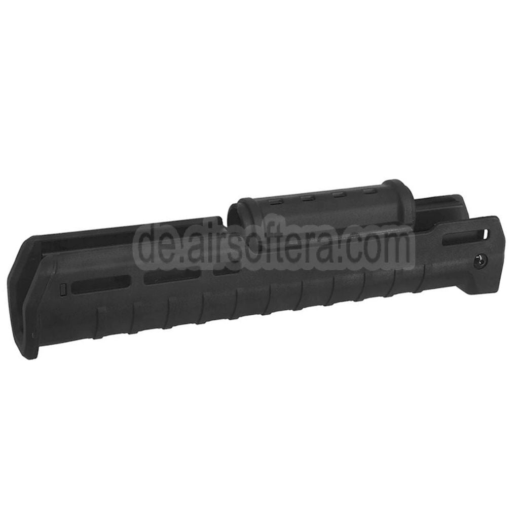CYMA 297mm Polymer ZHUKOV Stil AKM M-LOK Oberer Unterer Handschutz System Geeignet für CYMA CM077 AK Zhukov Serie AEG Gewehre Airsoft Schwarz