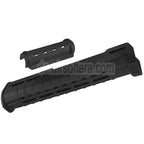 CYMA 297mm Polymer ZHUKOV Stil AKM M-LOK Oberer Unterer Handschutz System Geeignet für CYMA CM077 AK Zhukov Serie AEG Gewehre Airsoft Schwarz