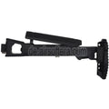 5KU KPYK Teleskop Klappschaft mit Cheek Riser Geeignet für GHK AK74 Serie GBB Gewehre Schwarz