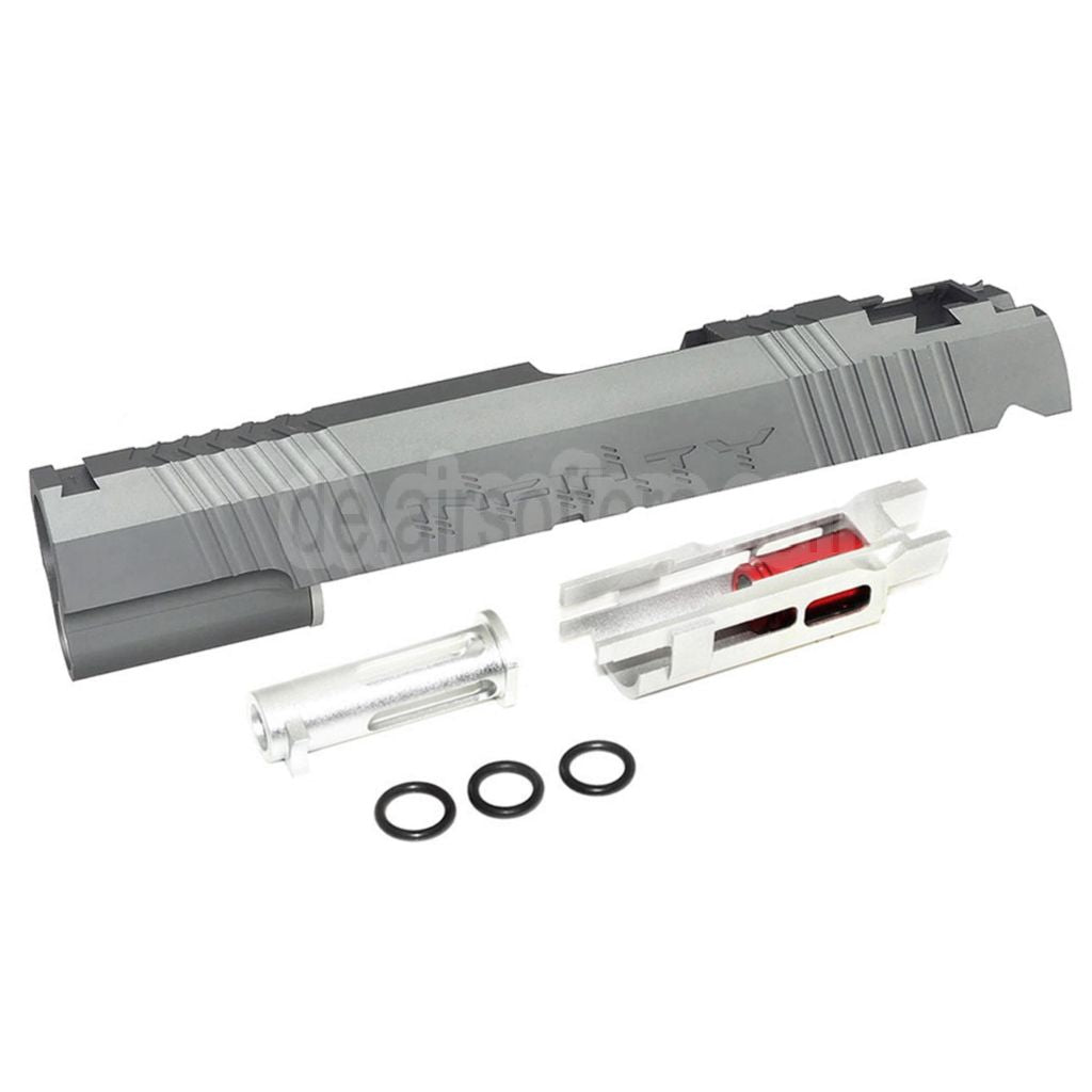5KU CNC Aluminum Infinity Schlitten Set Geeignet für Tokyo Marui Hi-Capa 5.1 1911 Serie GBB Pistolen Airsoft