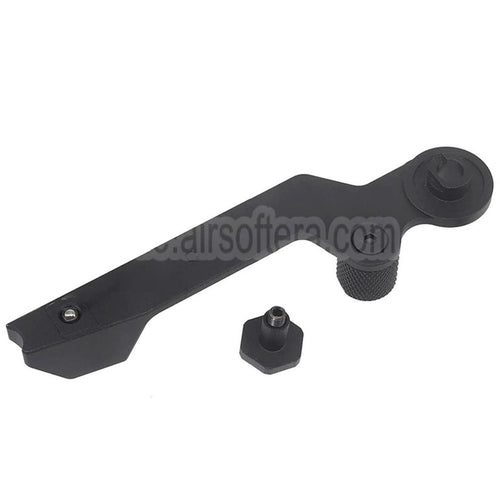 5KU CNC Aluminum Verlängerter Hebel Feuerwahlschalter Geeignet für CYMA AK Serie AEG Gewehre Airsoft Schwarz