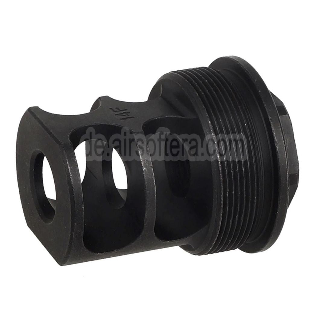 5KU 40mm RRD-2C X20 Mündungsbremse Feuerdämpfer -14mm CCW Gewinde gegen den Uhrzeigersinn