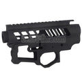 APS UDR-15-3G Metallgehäuse Oberer Unterer Empfänger Geeignet für EMG F1 Firearms APS M4 M16 Serie AEG Gewehre Airsoft Schwarz