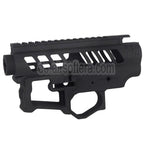 APS UDR-15-3G Metallgehäuse Oberer Unterer Empfänger Geeignet für EMG F1 Firearms APS M4 M16 Serie AEG Gewehre Airsoft Schwarz