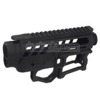 APS UDR-15-3G Metallgehäuse Oberer Unterer Empfänger Geeignet für EMG F1 Firearms APS M4 M16 Serie AEG Gewehre Airsoft Schwarz