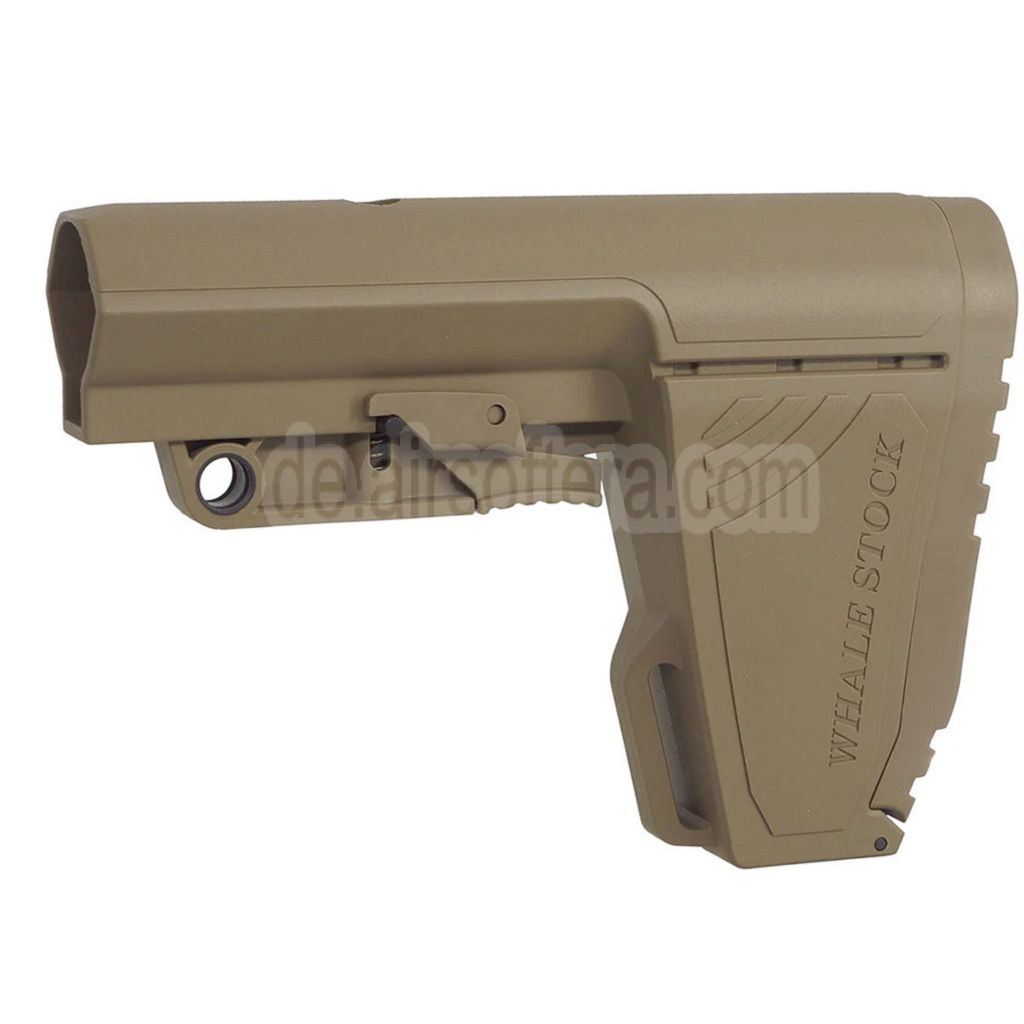 CYMA Großes Staufach Lange Version WHALE Verstellbarer Schaft Geeignet für M4 M16 Serie AEG Gewehre Airsoft