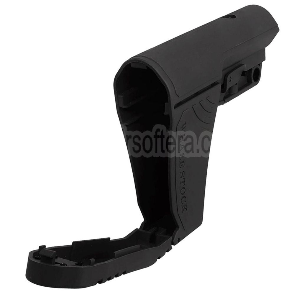 CYMA Großes Staufach Kurz Version WHALE Verstellbarer Schaft Geeignet für M4 M16 Serie AEG Gewehre Airsoft