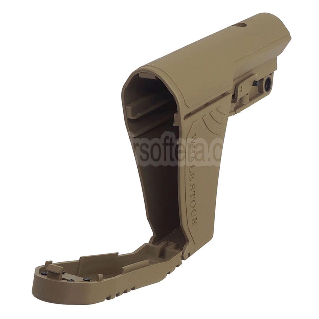 CYMA Großes Staufach Kurz Version WHALE Verstellbarer Schaft Geeignet für M4 M16 Serie AEG Gewehre Airsoft