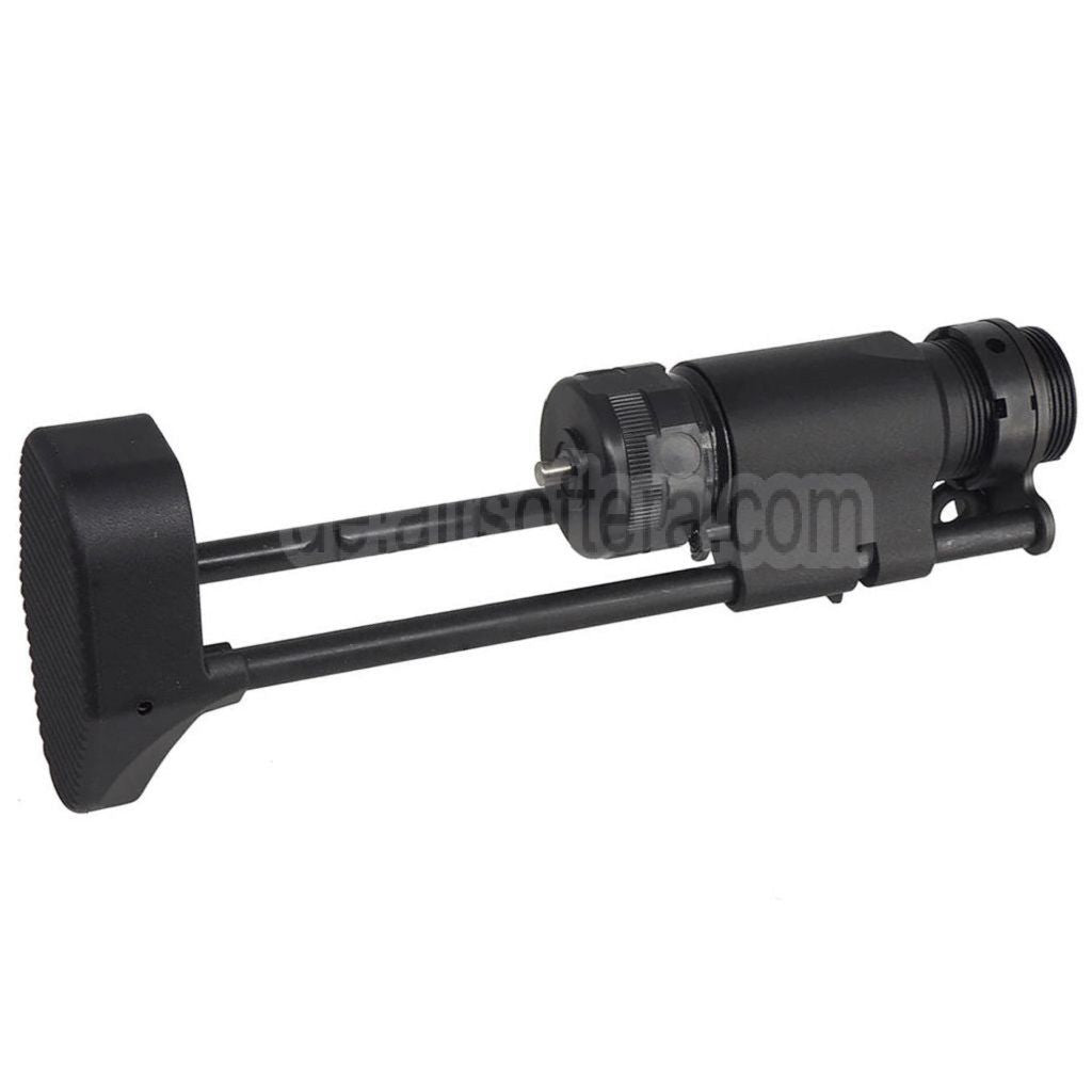 CYMA HK416C Stil Kompaktkarabiner Einziehbarer Schaft Geeignet für CYMA CGS Tokyo Marui M4 Serie MWS GBB Gewehre Airsoft Schwarz