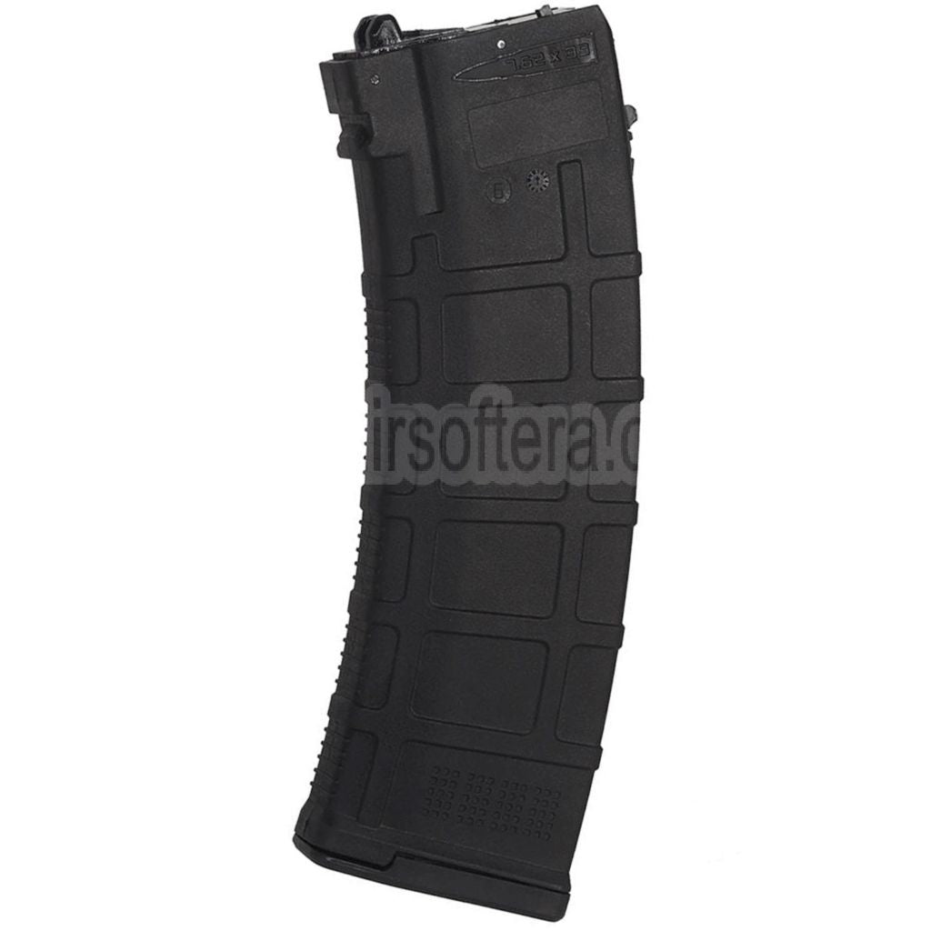 WELL PRO 24rd Polymer PMAG Gas Magazin Geeignet für Well / WE G74A AK74 Serie GBB Gewehre Airsoft Schwarz