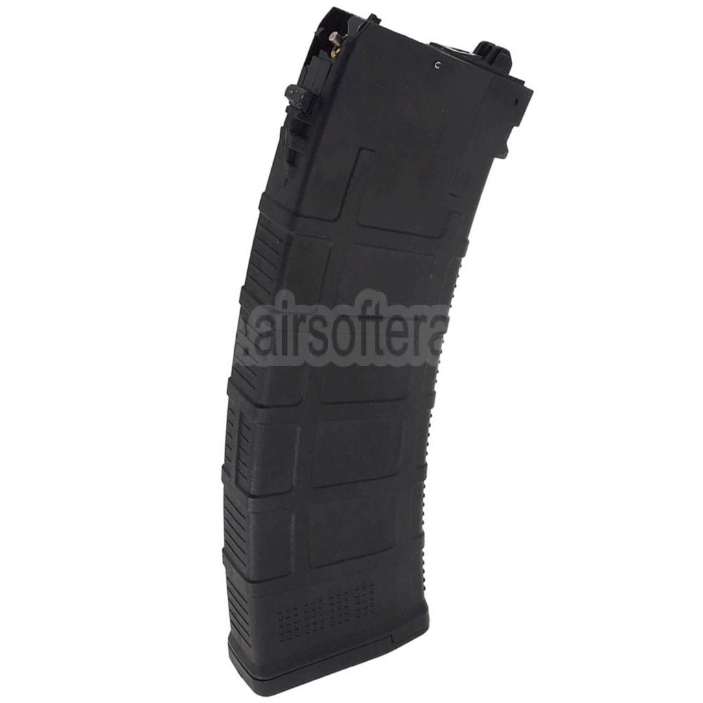 WELL PRO 24rd Polymer PMAG Gas Magazin Geeignet für Well / WE G74A AK74 Serie GBB Gewehre Airsoft Schwarz