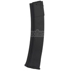 WELL PRO 30/80rd Polymer Mid-Cap Magazin Geeignet für WE06 PPK-20 Serie SMG AEG Gewehre Airsoft Schwarz