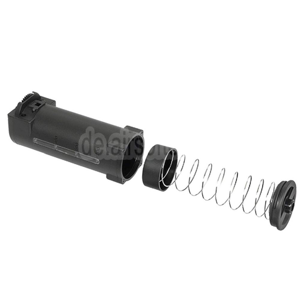WELL PRO 1200rd Polymer Magazin Geeignet für WE23 Serie AEG Minigun Airsoft Schwarz