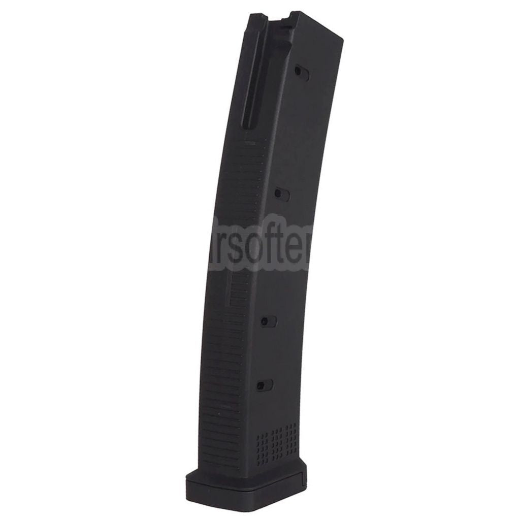 WELL PRO 100rd Polymer Mid-Cap Magazin Geeignet für WE05 Serie AEG Gewehre Airsoft Schwarz