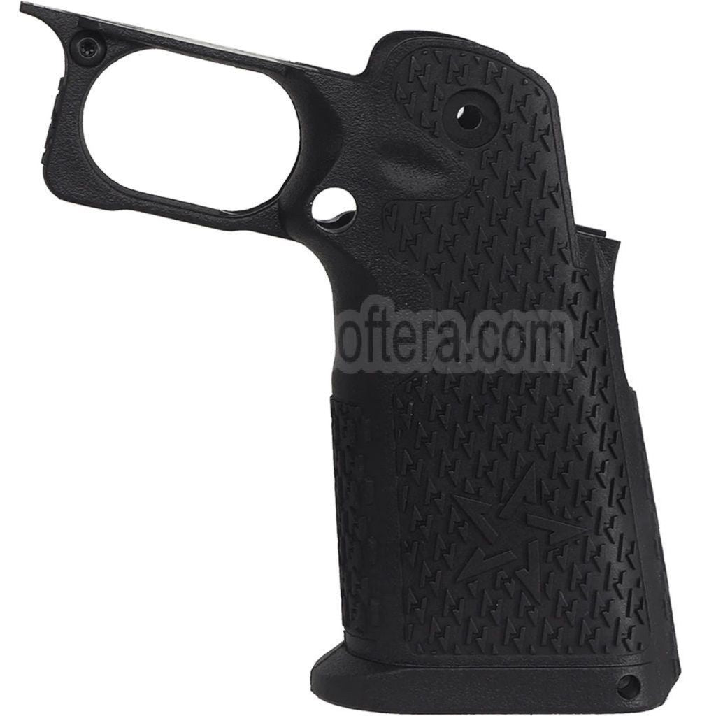 ARMY ARMAMENT Volle Größe Geriffelter Griff Geeignet für R611 R612 R613 R615 2011 Staccato P Hi-Capa Serie GBB Pistolen Schwarz