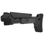 5KU ACR Stil 7-Positions Seitlich faltbar Einziehbarer Schaft Geeignet für CYMA MP5 Serie AEG Gewehre Airsoft