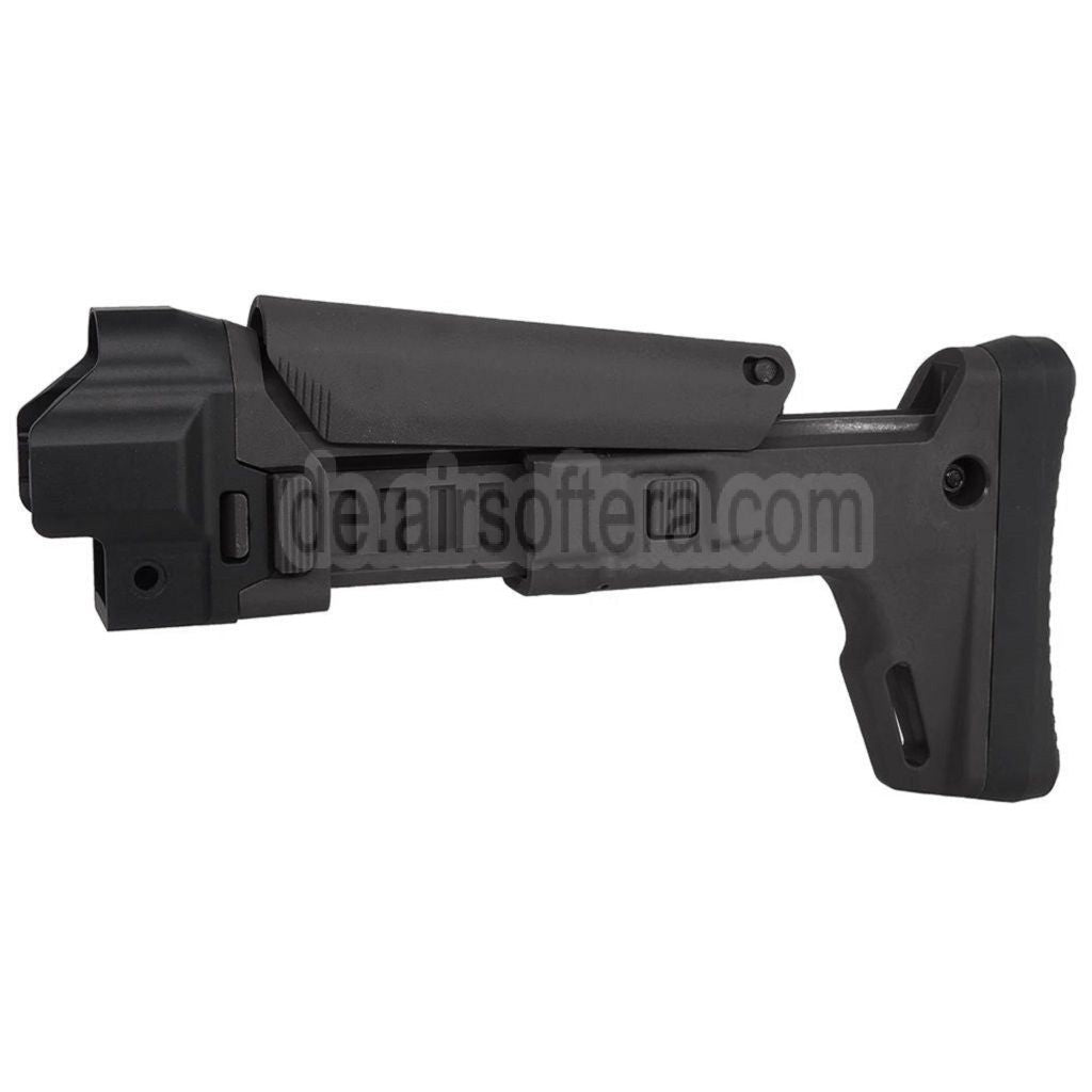 5KU ACR Stil 7-Positions Seitlich faltbar Einziehbarer Schaft Geeignet für CYMA MP5 Serie AEG Gewehre Airsoft