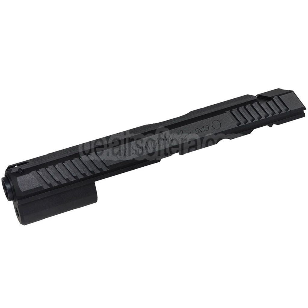 5KU CNC Aluminum Schlitten und Lauf Kit Set Typ-1 Geeignet für KJ Works ASG CZ Shadow 2 Serie GBB Pistolen Airsoft