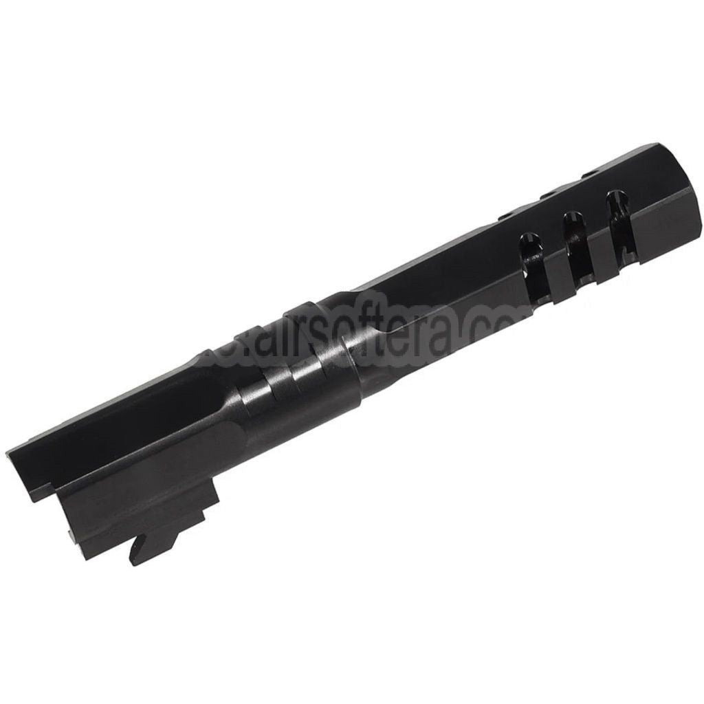 5KU 4.3 Zoll Edelstahl Hexagon Außenlauf +11mm CW Im Uhrzeigersinn Geeignet für Armorer Works WE (WE-TECH) Tokyo Marui Hi-Capa 4.3 Serie GBB Pistolen Airsoft