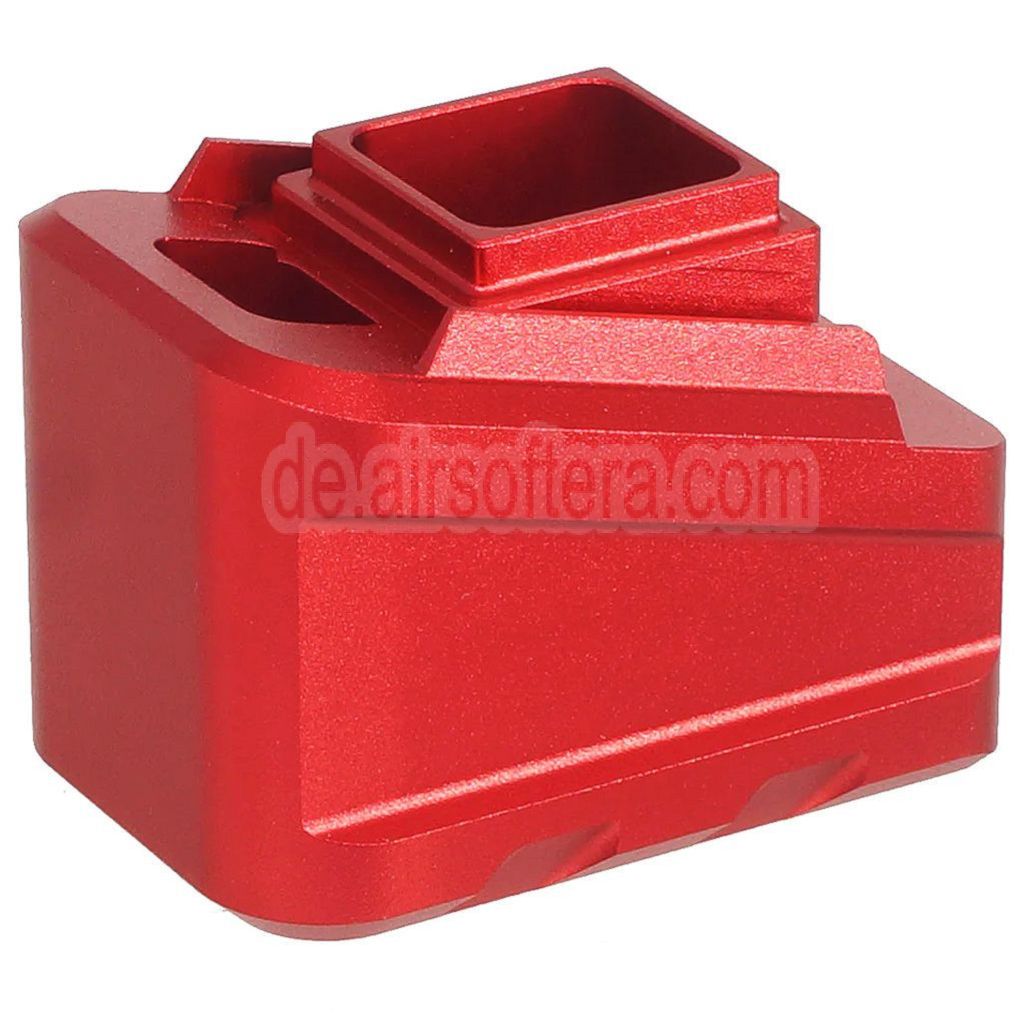 5KU CNC Aluminum Magazin Verlängerungs Basis Geeignet für SIG Air VFC P320 M17 M18 X-Serie GBB Pistolen Airsoft