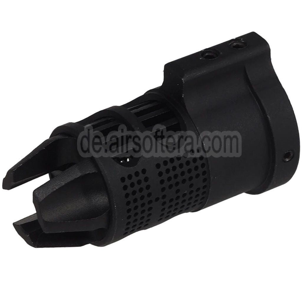 E&C Epsilon 556 Stil Feuerdämpfer -14mm CCW gegen den Uhrzeigersinn Gewinde mit Blast Diverter