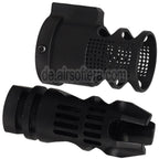 E&C Epsilon 556 Stil Feuerdämpfer -14mm CCW gegen den Uhrzeigersinn Gewinde mit Blast Diverter