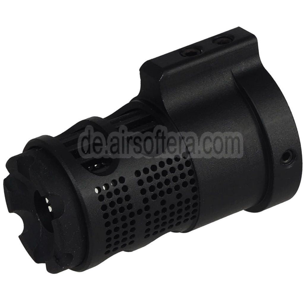 E&C Gamma 556 Stil Feuerdämpfer -14mm CCW gegen den Uhrzeigersinn Gewinde mit Blast Diverter