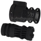 E&C Gamma 556 Stil Feuerdämpfer -14mm CCW gegen den Uhrzeigersinn Gewinde mit Blast Diverter