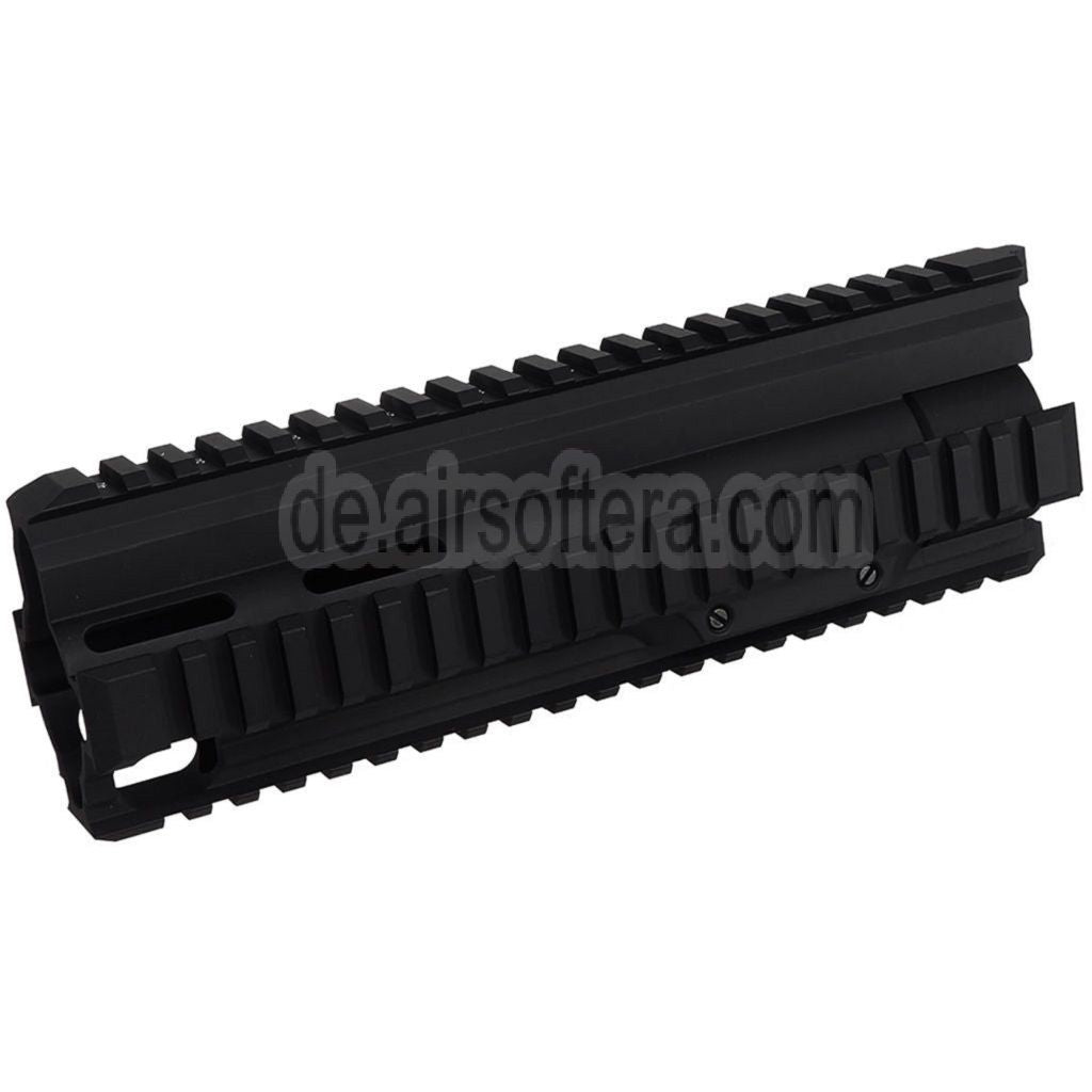E&C 9 Zoll HK417 DMR Stil Handschutz Schienen System geeignet für E&C VFC 417 DMR Serie AEG Gewehre Airsoft Schwarz