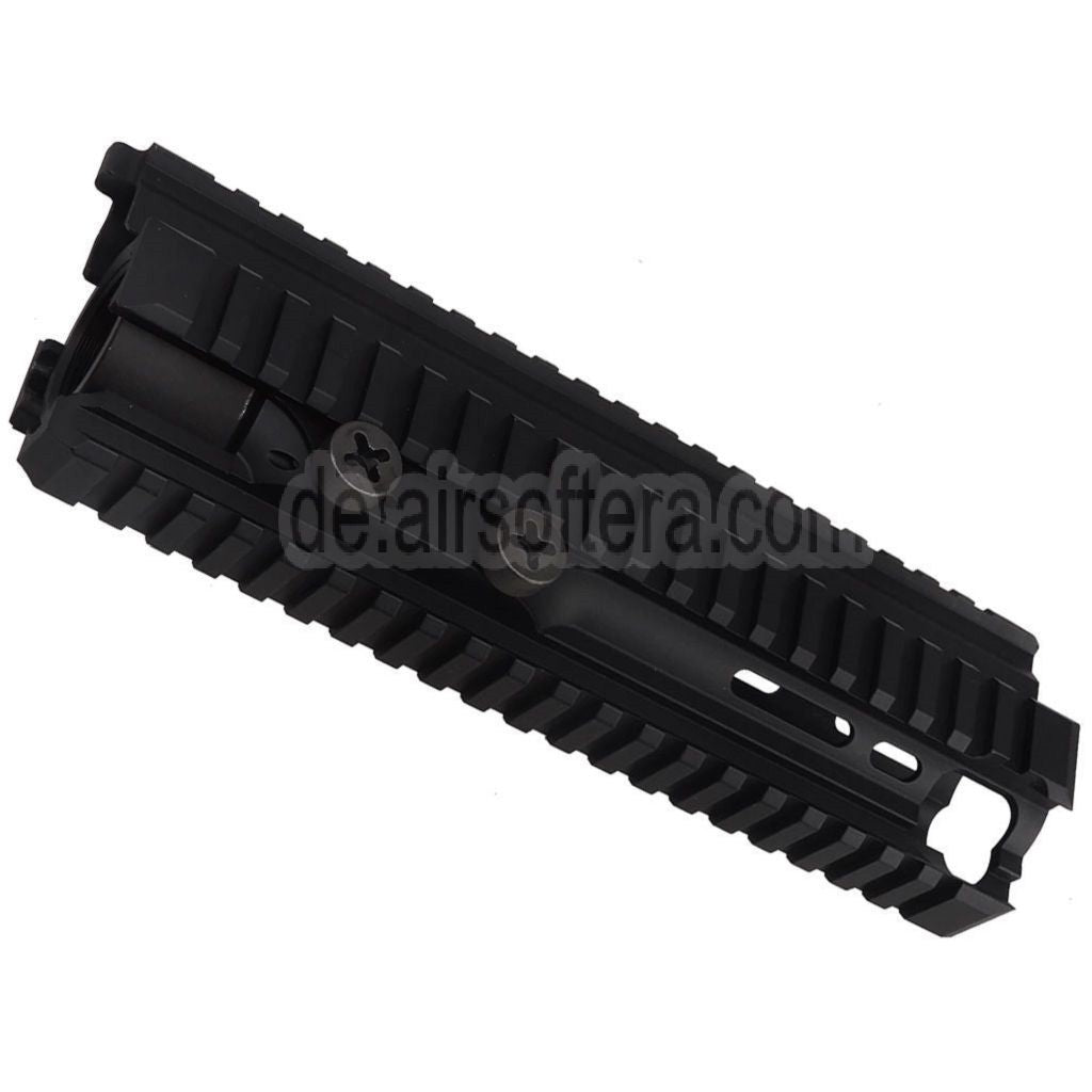 E&C 9 Zoll HK417 DMR Stil Handschutz Schienen System geeignet für E&C VFC 417 DMR Serie AEG Gewehre Airsoft Schwarz