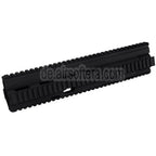 E&C 13 Zoll HK417 DMR Stil Handschutz Schienen System geeignet für E&C VFC 417 DMR Serie AEG Gewehre Airsoft Schwarz
