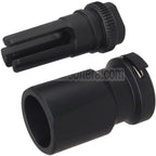 E&C Blackout 51T 3-polig Feuerdämpfer mit Blast Diverter Geeignet für -14mm CCW Gewinde gegen den Uhrzeigersinn