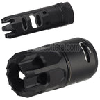 E&C King Comp Feuerdämpfer mit QD Oppressor Blast Diverter Geeignet für -14mm CCW Gewinde gegen den Uhrzeigersinn