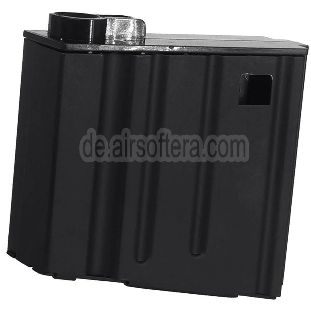DOUBLE BELL 30rd Mid-Cap Magazin Kurz Typ Geeignet für DOUBLE BELL E&C JG Golden Eagle CYMA A&K G&P Tokyo Marui SR25 Serie AEG Gewehre Airsoft Schwarz