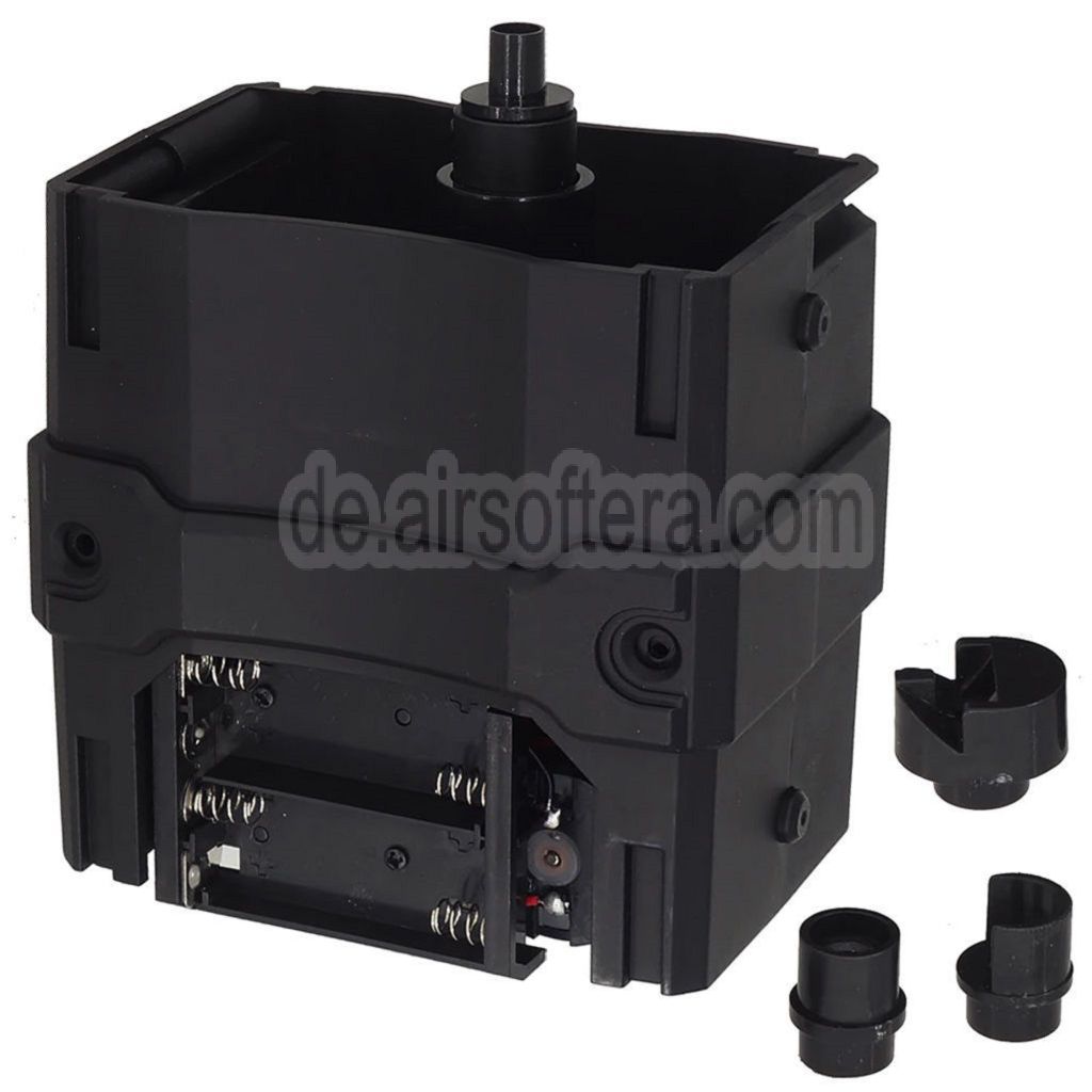 DOUBLE BELL Elektrisch Hochgeschwindigkeit Auto BB Loader (1300rd) Geeignet für 6mm AEG GBB Magazin Schwarz