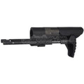 E&C PDW Schaft Geeignet für AR M4 M16 Serie AEG Gewehre Airsoft Schwarz