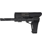 E&C PDW Stabilisator Geeignet für AR M4 M16 Serie AEG Gewehre Airsoft Schwarz