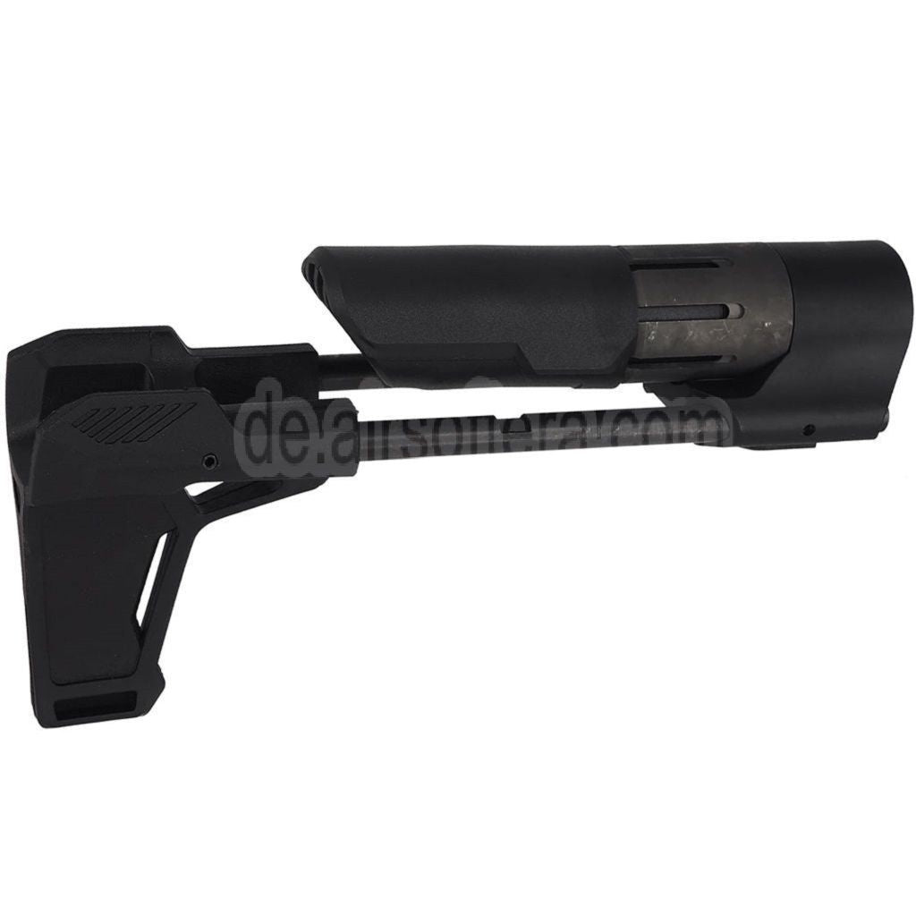 E&C PDW Stabilisator Geeignet für AR M4 M16 Serie AEG Gewehre Airsoft Schwarz