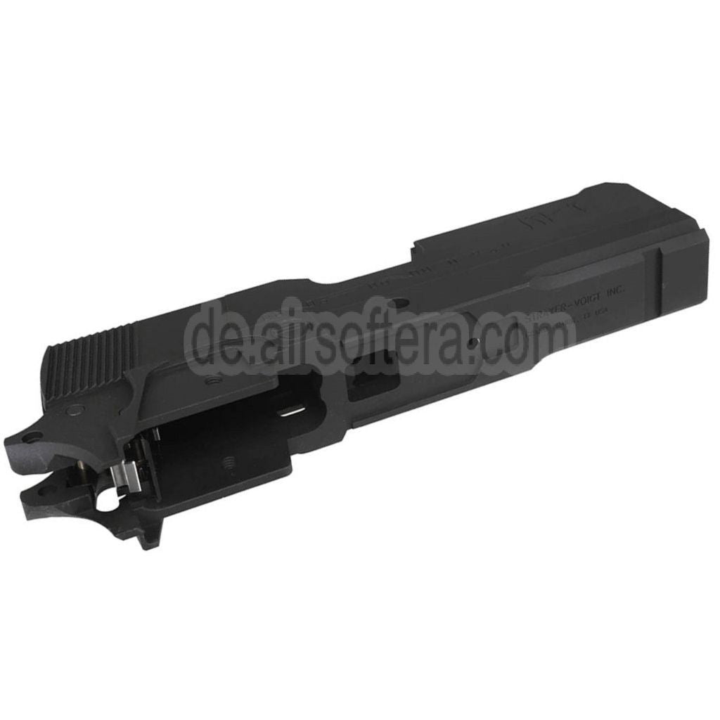 Bomber Airsoft CNC Aluminum SVI Infinity Tiki Stil Lauf Schlitten Mitte Rahmen Kit Set Shiny Geeignet für Tokyo Marui Hi-Capa 5.1 Serie GBB Pistolen