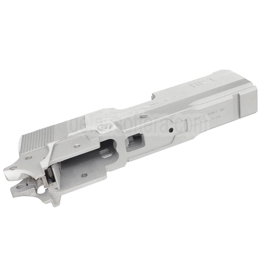 Bomber Airsoft CNC Aluminum SVI Infinity Tiki Stil Lauf Schlitten Mitte Rahmen Kit Set Shiny Geeignet für Tokyo Marui Hi-Capa 5.1 Serie GBB Pistolen