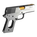 Bomber Airsoft CNC Aluminum SVI Infinity Tiki Stil Lauf Schlitten Rahmen Kit Set Geeignet für Tokyo Marui V10 Serie GBB Pistolen Silber