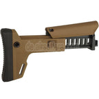 5KU ACR Stil 7-Positions Seitlich klappbar Einziehbarer Schaft Geeignet für CYMA CM040 AK104 AK105 AK74S Serie AEG Gewehre Airsoft