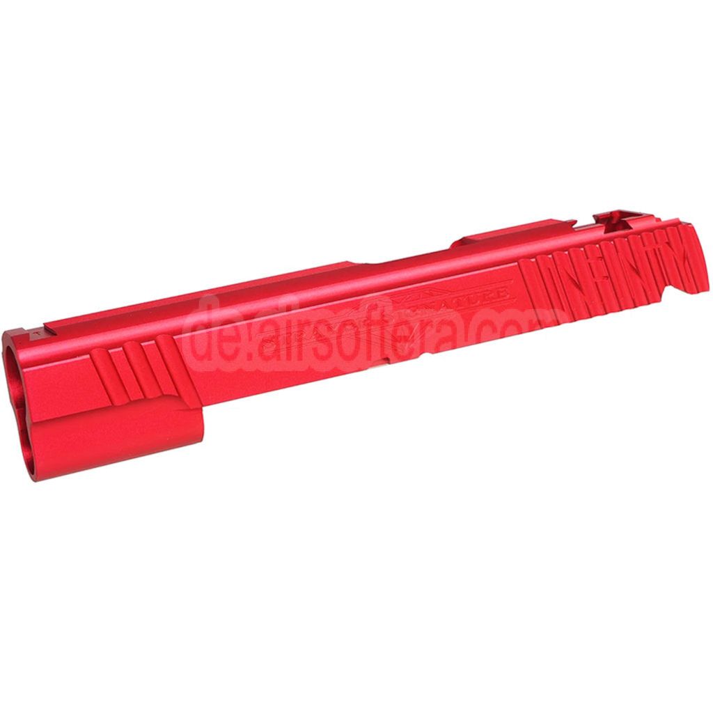 5KU CNC Aluminum Infinity Signature Schlitten Geeignet für Tokyo Marui Hi-Capa 5.1 Serie GBB Pistolen Airsoft