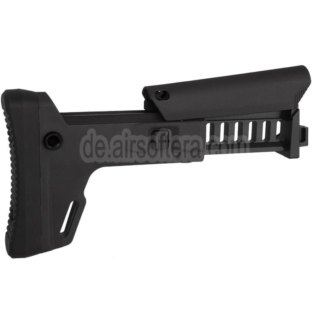 5KU ACR Stil 7-Positions Seitlich klappbar Einziehbar Schaft geeignet für LCT GHK AK74S AK104 AK105 Serie Gewehre Airsoft