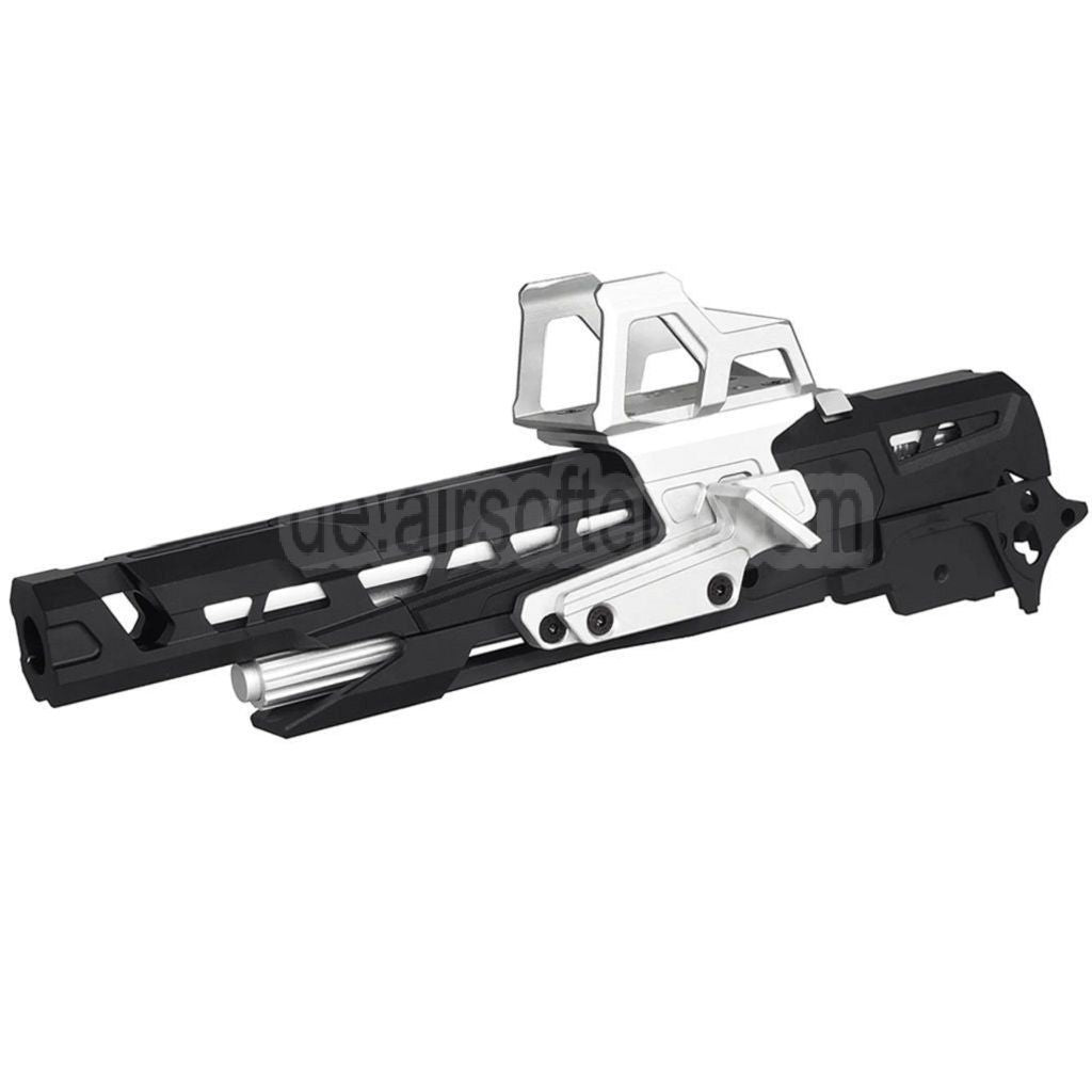 5KU CNC Aluminum EX-02 Lauf Schlitten Mitte Rahmen Kit Komplett Set Geeignet für Tokyo Marui Hi-Capa Serie GBB Pistolen Airsoft