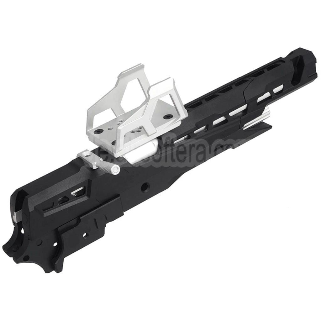 5KU CNC Aluminum EX-02 Lauf Schlitten Mitte Rahmen Kit Komplett Set Geeignet für Tokyo Marui Hi-Capa Serie GBB Pistolen Airsoft