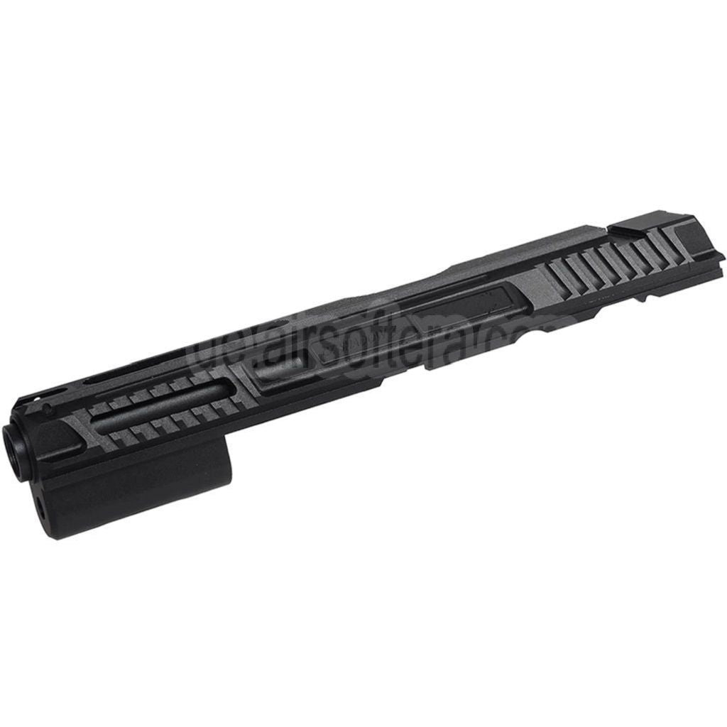 5KU CNC Aluminum Fräs Schlitten und Lauf Kit Set Typ-2 Geeignet für KJ Works ASG CZ Shadow 2 Serie GBB Pistolen Airsoft