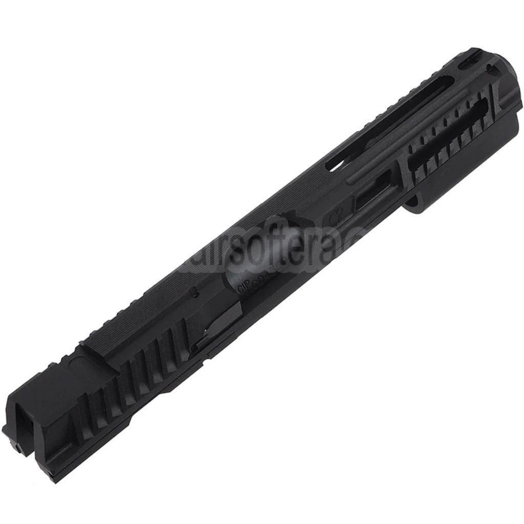 5KU CNC Aluminum Fräs Schlitten und Lauf Kit Set Typ-2 Geeignet für KJ Works ASG CZ Shadow 2 Serie GBB Pistolen Airsoft