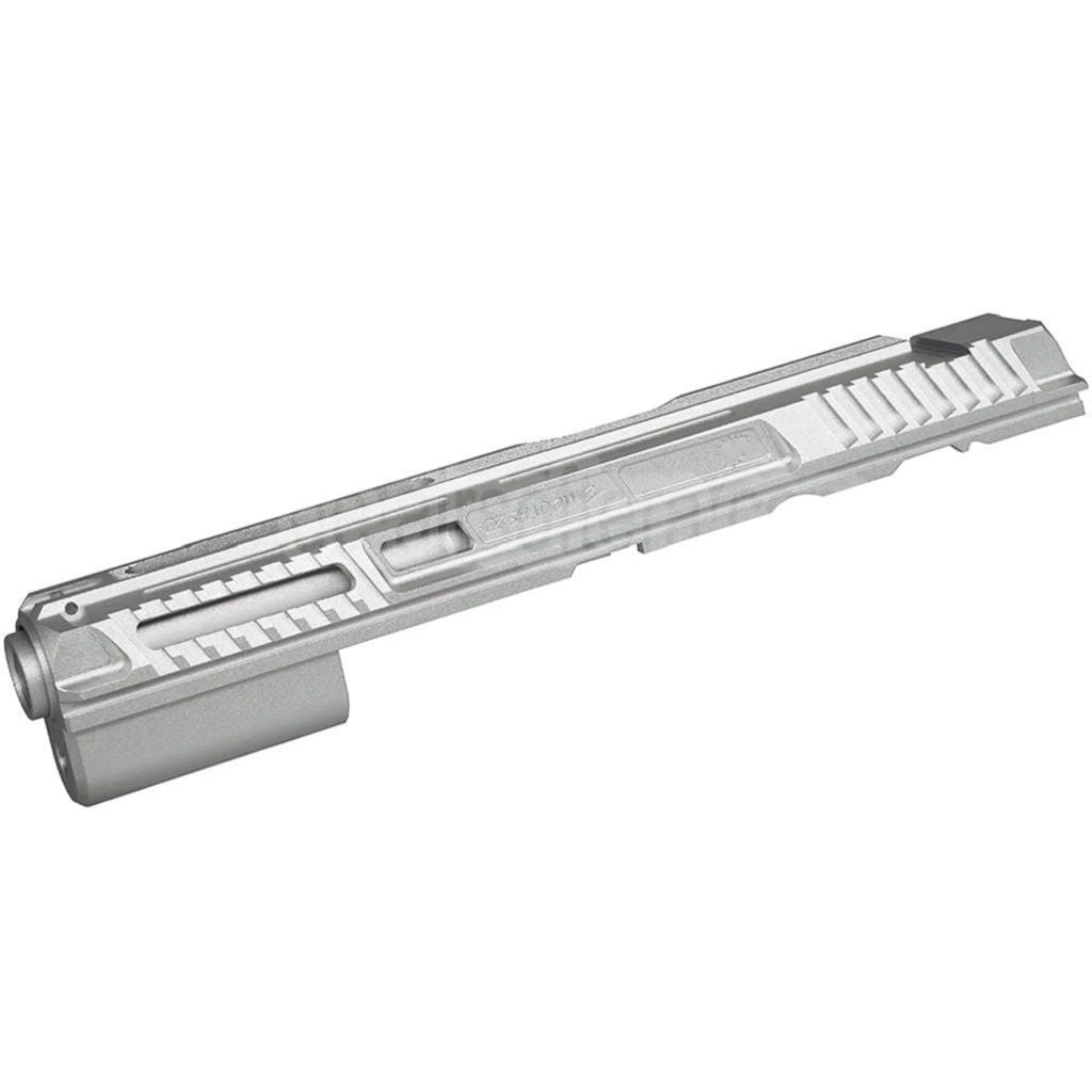 5KU CNC Aluminum Fräs Schlitten und Lauf Kit Set Typ-2 Geeignet für KJ Works ASG CZ Shadow 2 Serie GBB Pistolen Airsoft
