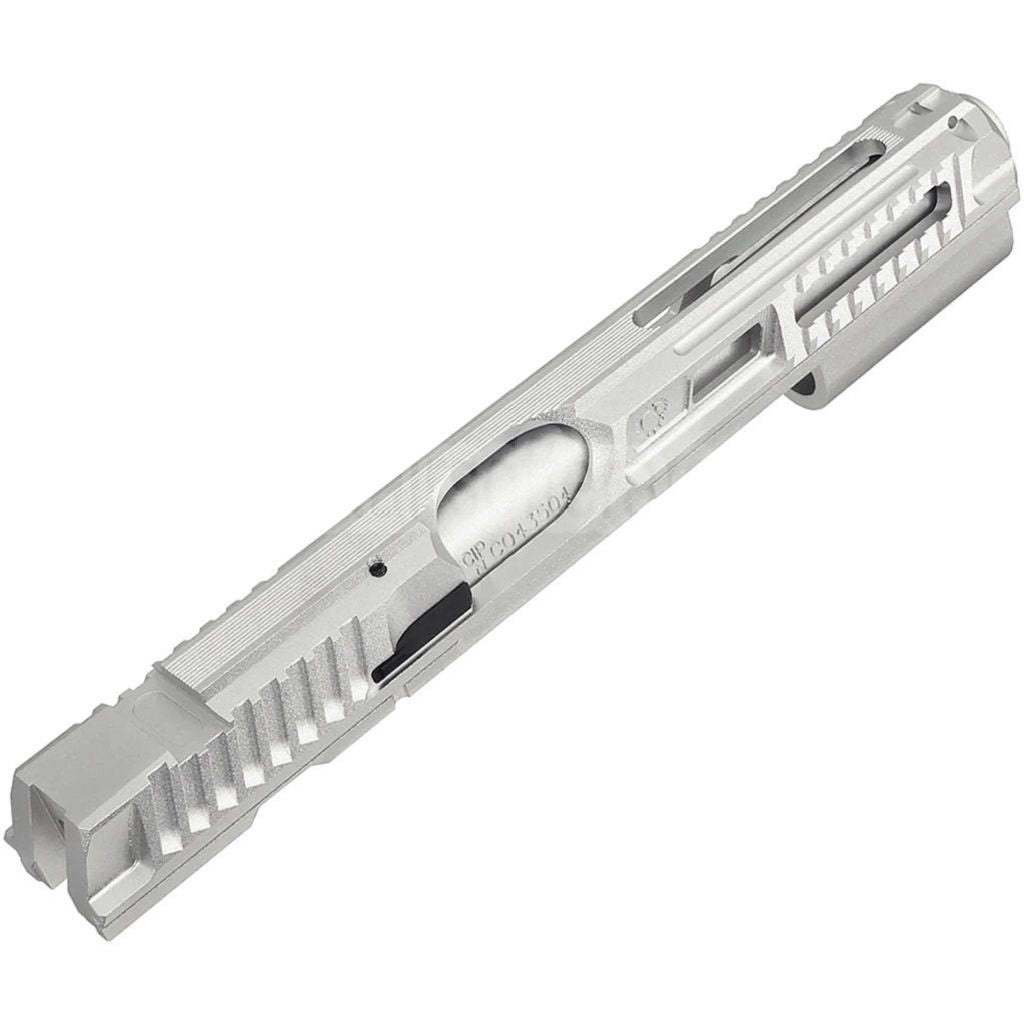 5KU CNC Aluminum Fräs Schlitten und Lauf Kit Set Typ-2 Geeignet für KJ Works ASG CZ Shadow 2 Serie GBB Pistolen Airsoft